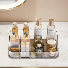 Clear Desktop Makeup Storage Box Countertop Display Case