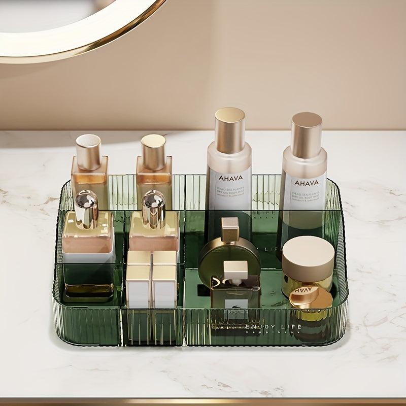 Clear Desktop Makeup Storage Box Countertop Display Case
