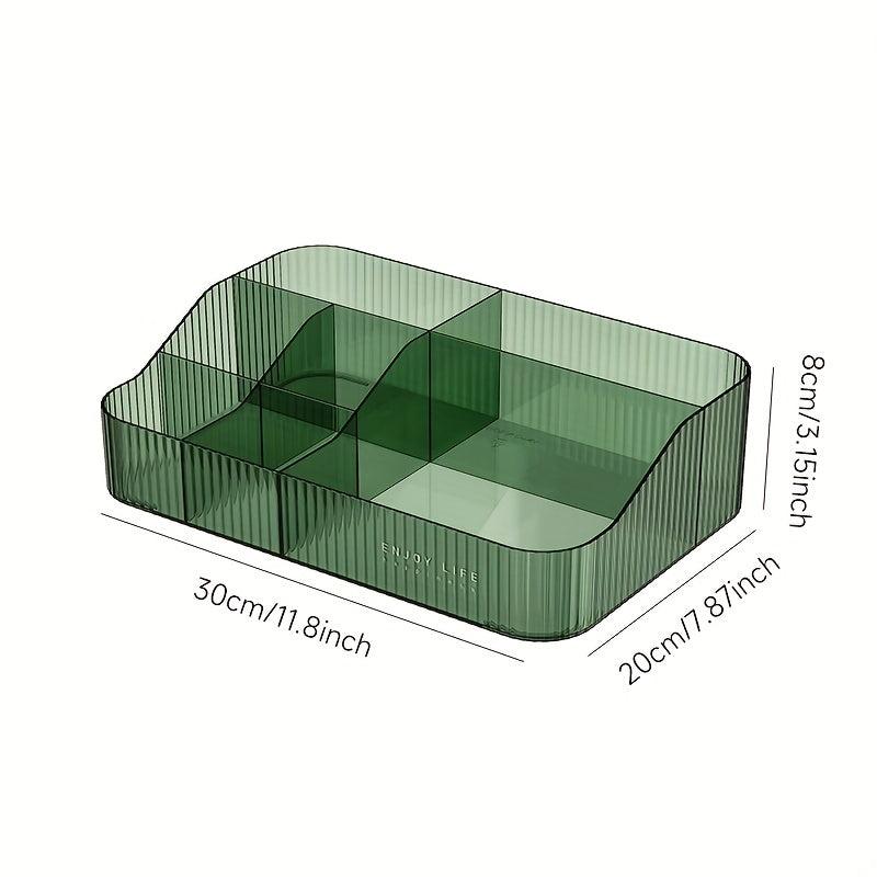 Clear Desktop Makeup Storage Box Countertop Display Case