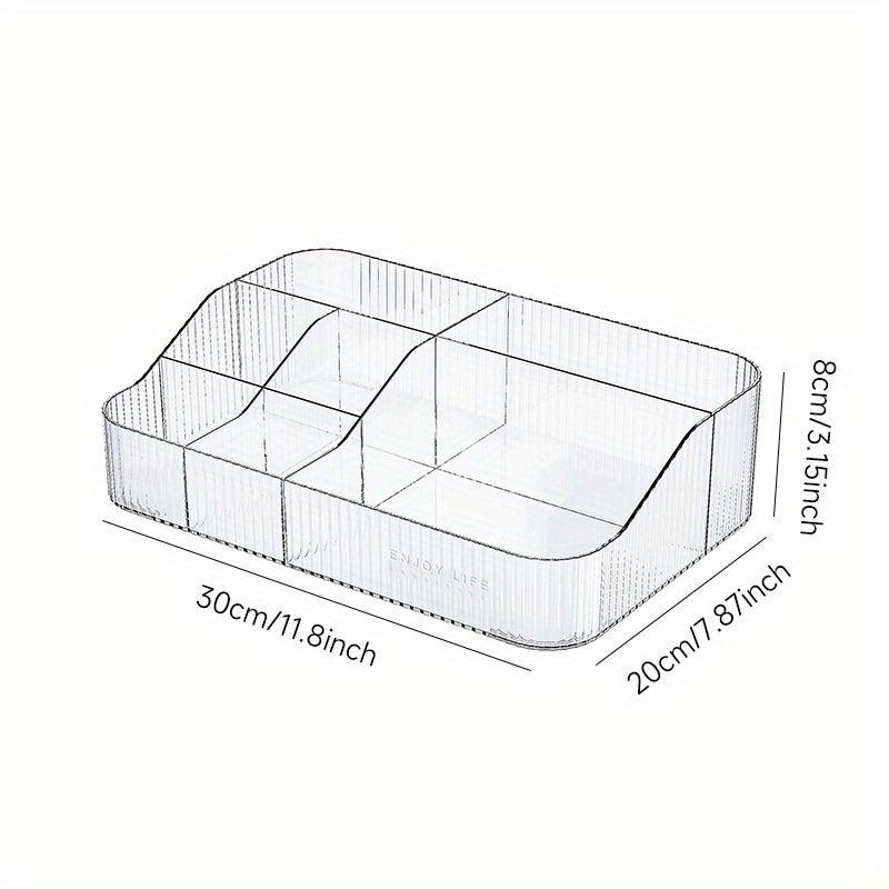 Clear Desktop Makeup Storage Box Countertop Display Case