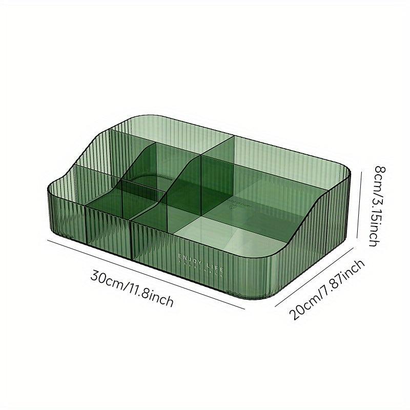 Clear Desktop Makeup Storage Box Countertop Display Case