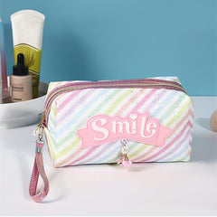 Letter Makeup Bag Travel Portable Waterproof Cosmetic Bag