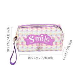 Letter Makeup Bag Travel Portable Waterproof Cosmetic Bag