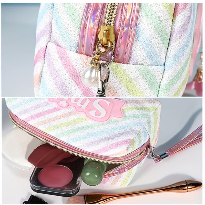 Letter Makeup Bag Travel Portable Waterproof Cosmetic Bag