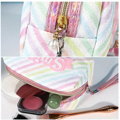 Letter Makeup Bag Travel Portable Waterproof Cosmetic Bag