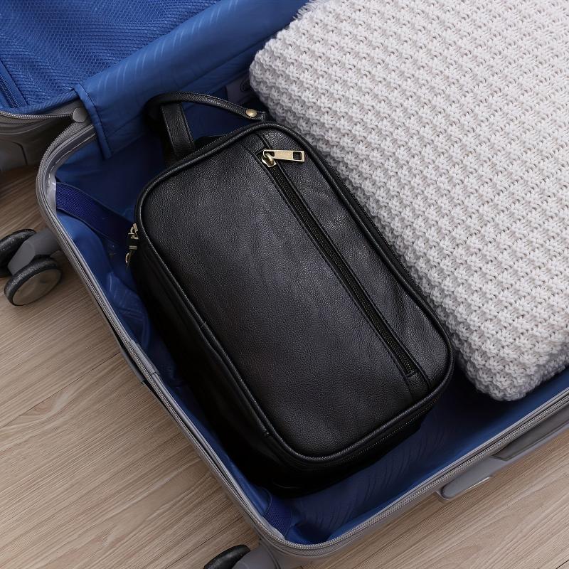 Water Resistant Toiletry Bag for Men - Dopp Kit Organizer