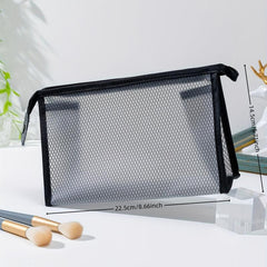 Small Clear Makeup Bag Waterproof Zipper Pouch Travel Toiletry Organizer