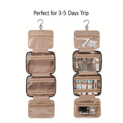 Waterproof Toiletry Bag Travel Organizer with Hanging Hook