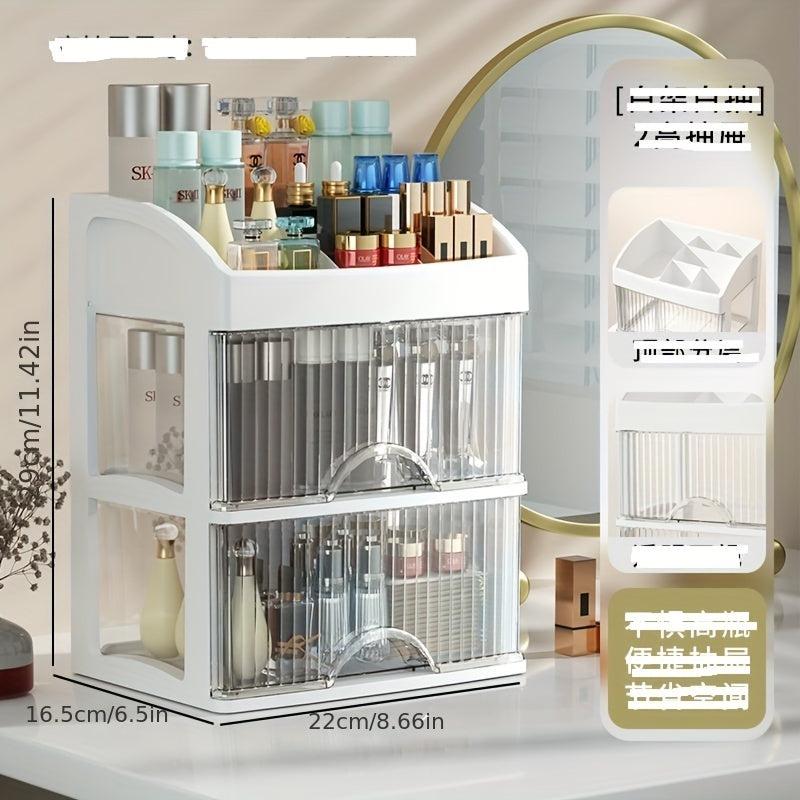 Makeup Organizer with Drawer Lipstick Cosmetic Box
