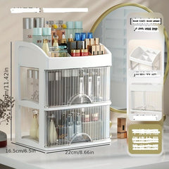 Makeup Organizer with Drawer Lipstick Cosmetic Box