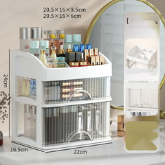 Makeup Organizer with Drawer Lipstick Cosmetic Box