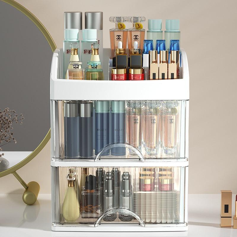 Makeup Organizer with Drawer Lipstick Cosmetic Box