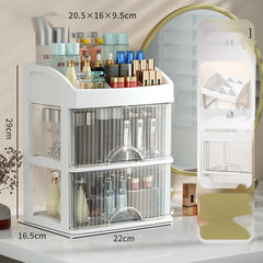 Makeup Organizer with Drawer Lipstick Cosmetic Box