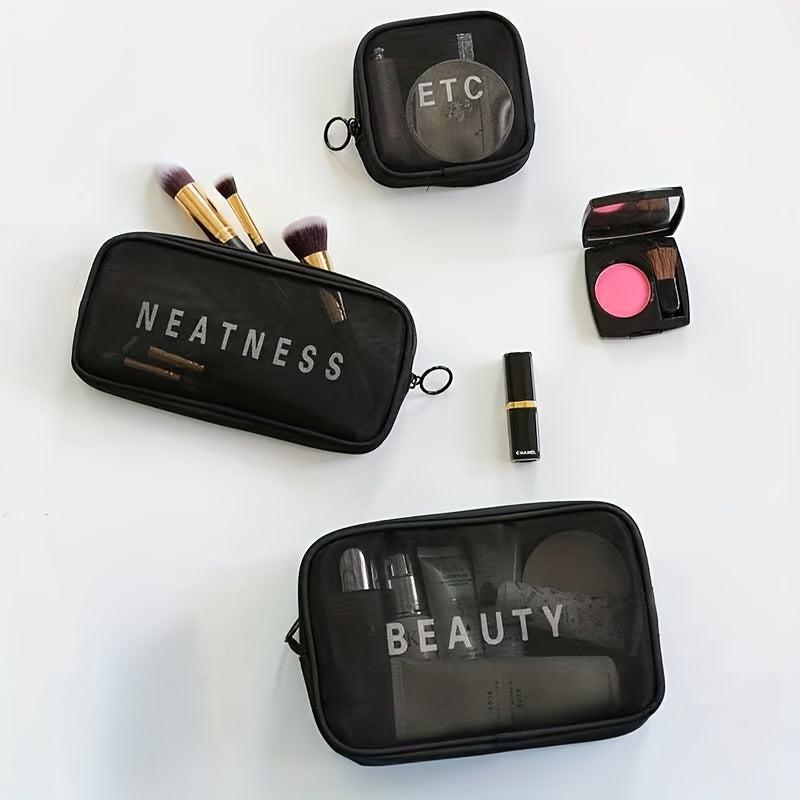 3pcs Large Capacity Travel Toiletry Bag for Men and Women