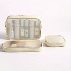 3pcs Large Capacity Travel Toiletry Bag for Men and Women