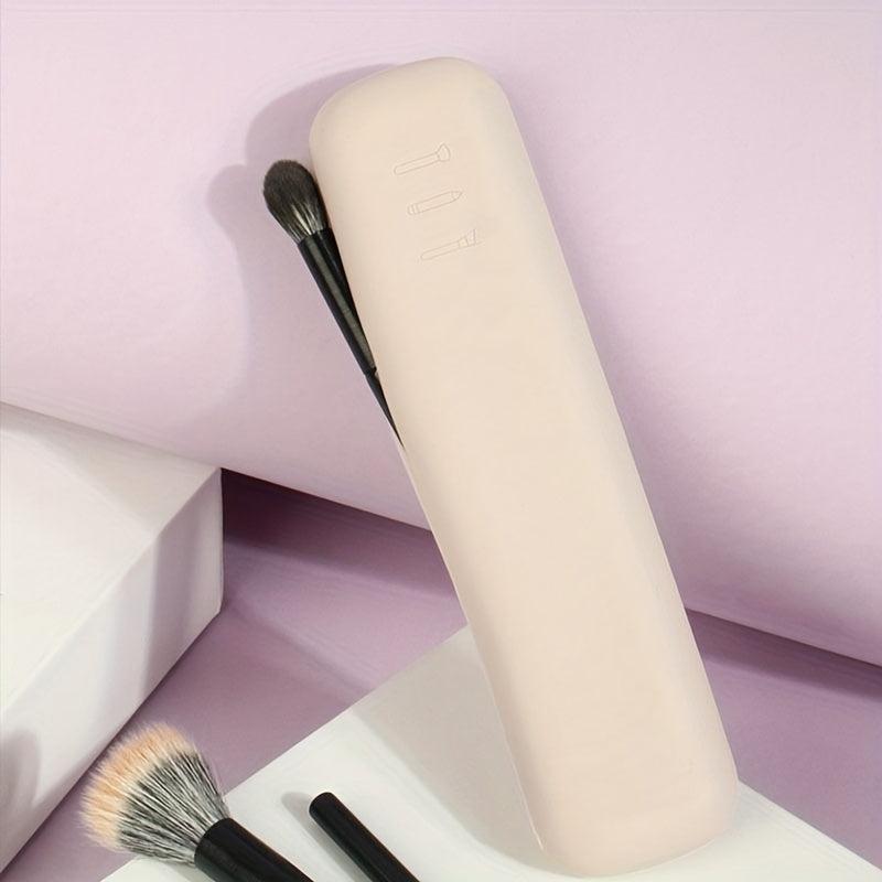 Silicone Makeup Brush Organizer Travel Bag Dustproof