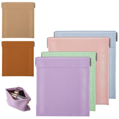 Lambskin Pocket Cosmetic Bag Makeup Pouch Mini Travel Organizer