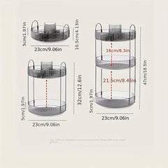 360 Rotating Makeup Organizer Spinning Perfume Organizer High Capacity