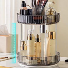 360 Rotating Makeup Organizer Spinning Perfume Organizer High Capacity