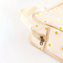 Daisy Pattern Travel Toiletry Bag Portable Makeup Storage Wash Bag