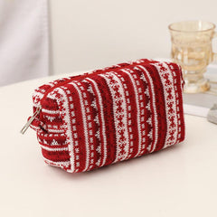 Stylish Red Makeup Pouch Y2K Accessories