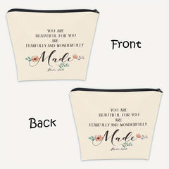 Christian Makeup Bag Bible Verse Religious Gift