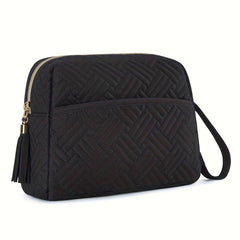 Roomy Cosmetic Pouch Travel Toiletry Bag Zipper Makeup Organizer