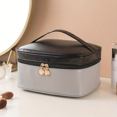 Makeup Bag Travel Cosmetic Case Portable PU Organizer Storage Bag