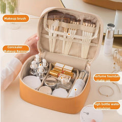 Makeup Bag Travel Cosmetic Case Portable PU Organizer Storage Bag