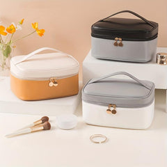 Makeup Bag Travel Cosmetic Case Portable PU Organizer Storage Bag