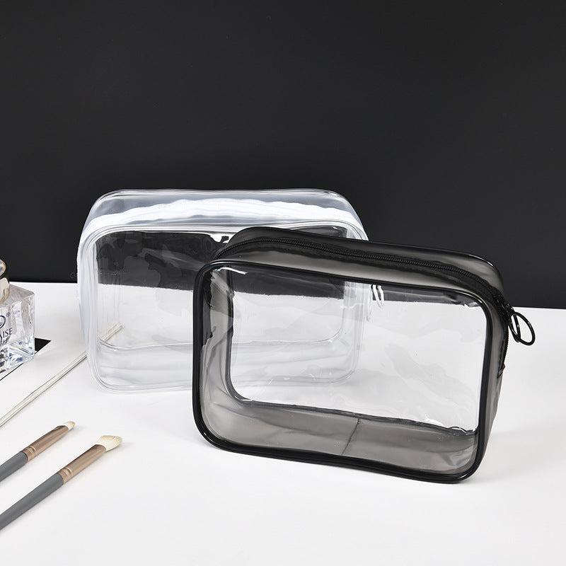 3pcs Travel Clear Toiletry Bag Women Makeup Case Waterproof