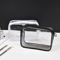 3pcs Travel Clear Toiletry Bag Women Makeup Case Waterproof