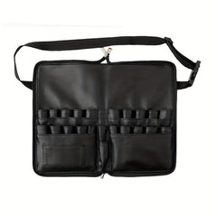Makeup Brush Waist Bag Adjustable Strap Waterproof PU Leather