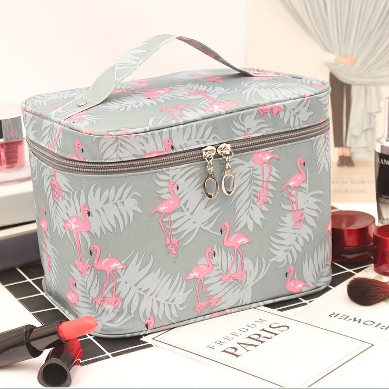 Nylon Waterproof Toiletry Bag + 13pcs Makeup Brushes Set