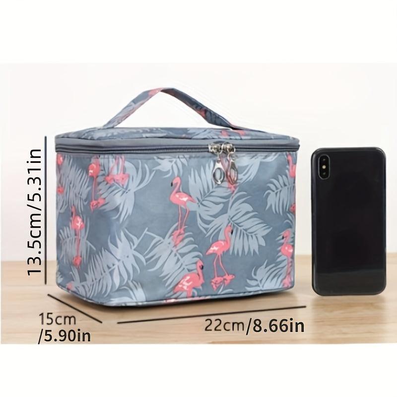 Nylon Waterproof Toiletry Bag + 13pcs Makeup Brushes Set