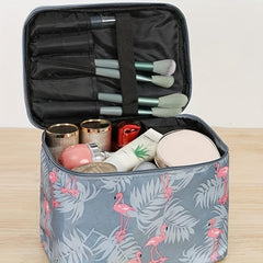 Nylon Waterproof Toiletry Bag + 13pcs Makeup Brushes Set
