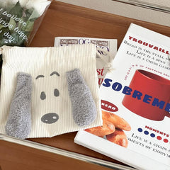 Dog Drawstring Makeup Bag Travel Portable Cosmetic Bag Toiletry Bag