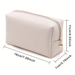 3pcs PU Waterproof Square Makeup Bag Portable Toiletry Bag