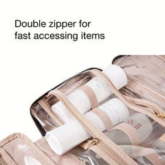 Travel Toiletry Bag for Makeup and Full Size Products