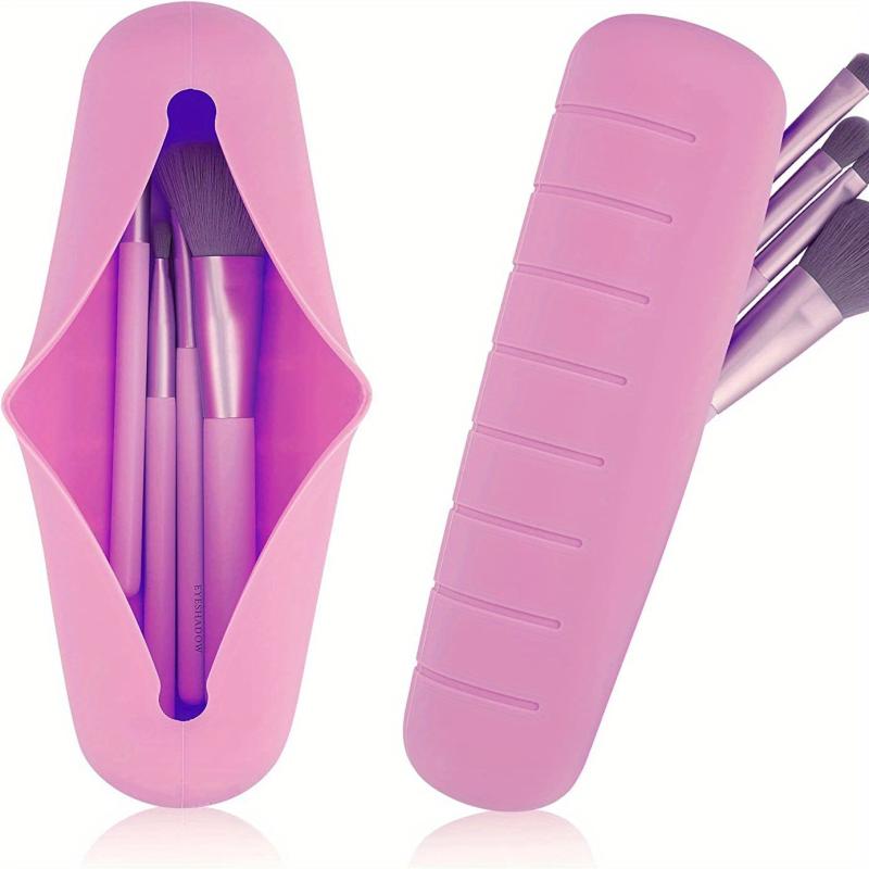 Travel Makeup Brush Holder Silicone Portable Case