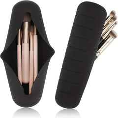 Travel Makeup Brush Holder Silicone Portable Case