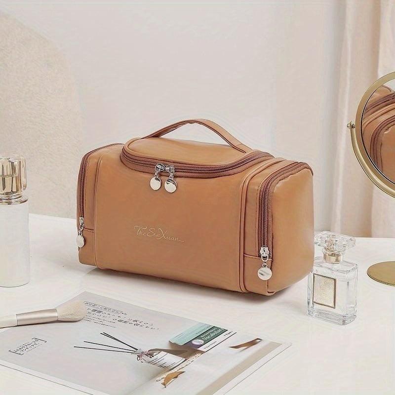 Large Capacity PU Makeup Bag for Women - Perfect Mother's Gift