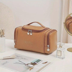 Large Capacity PU Makeup Bag for Women - Perfect Mother's Gift