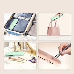 Travel Makeup Brush Holder Portable Cosmetic Face Brushes Holder