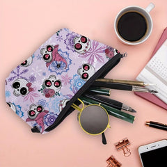 Waterproof Skull Pattern Makeup Bag for Women