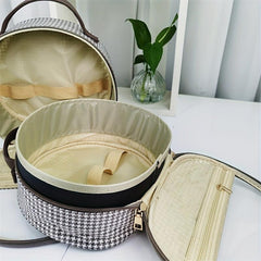 2pcs Makeup Organizer Set High Capacity Professional Cosmetic Storage Bag