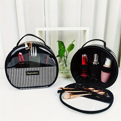 2pcs Makeup Organizer Set High Capacity Professional Cosmetic Storage Bag