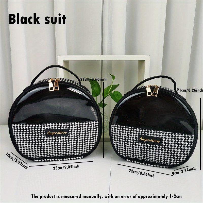 2pcs Makeup Organizer Set High Capacity Professional Cosmetic Storage Bag