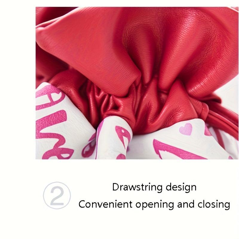 Travel Makeup Bag Organizer with Drawstring Closure