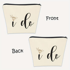 Bride Makeup Bag I Do Bride To Be Gift